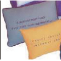 Rectangular Broadcloth Logo Pillow (8"x11")